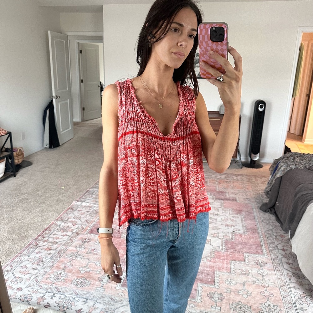 Free People open back tank